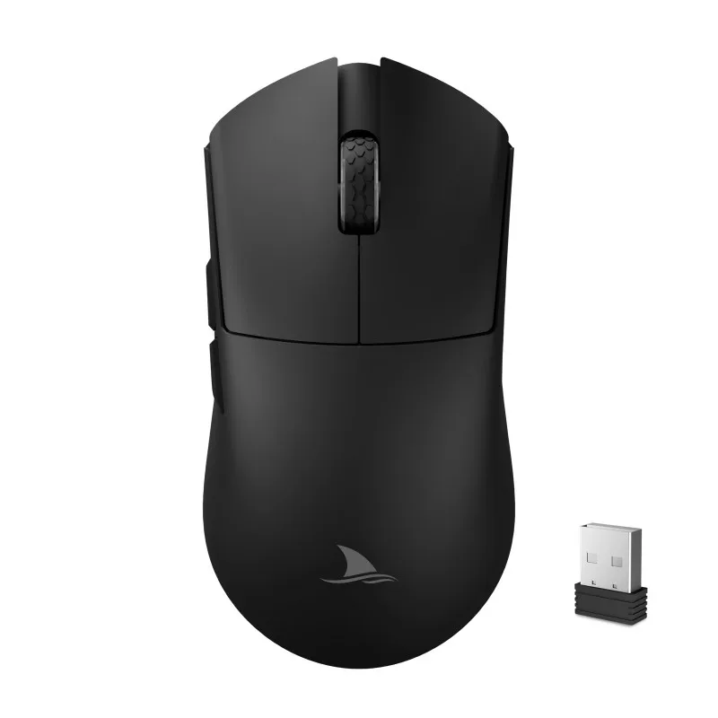 Darmoshark m3v2 três modos 58g design leve sem fio jogo mouse paw3395 longa resistência grande mão design esports mouse presentes