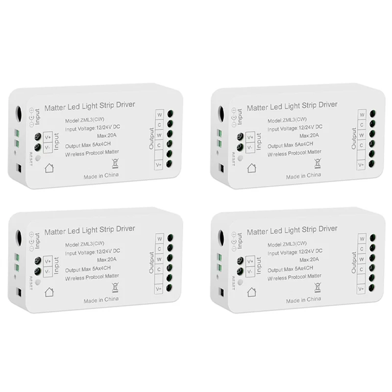 

N01R-4X Matter Wi-Fi светодиодная лента контроллер CW контроллер светодиодная лента Bixb/Siri/для Google Home/для Alexa управление поддержкой
