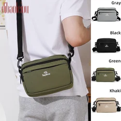 New High Quality Men's Crossbody Bag Canvas Men's Shoulder Bag Multi Functional Men's Messenger Bag Multi Pocket Men's Bag