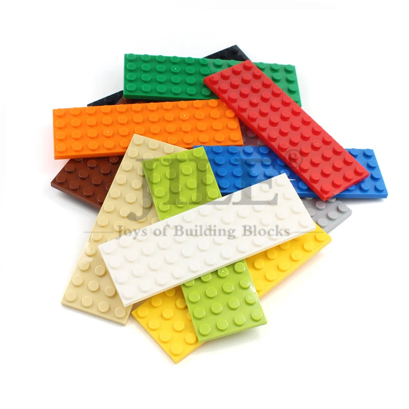 Afbeelding 6: 10 stks Moc Kleine Maat Bodemplaat 4x12 3029 DIY Bouwstenen Bricks Compatibel met Creatieve Enlighten Speelgoed