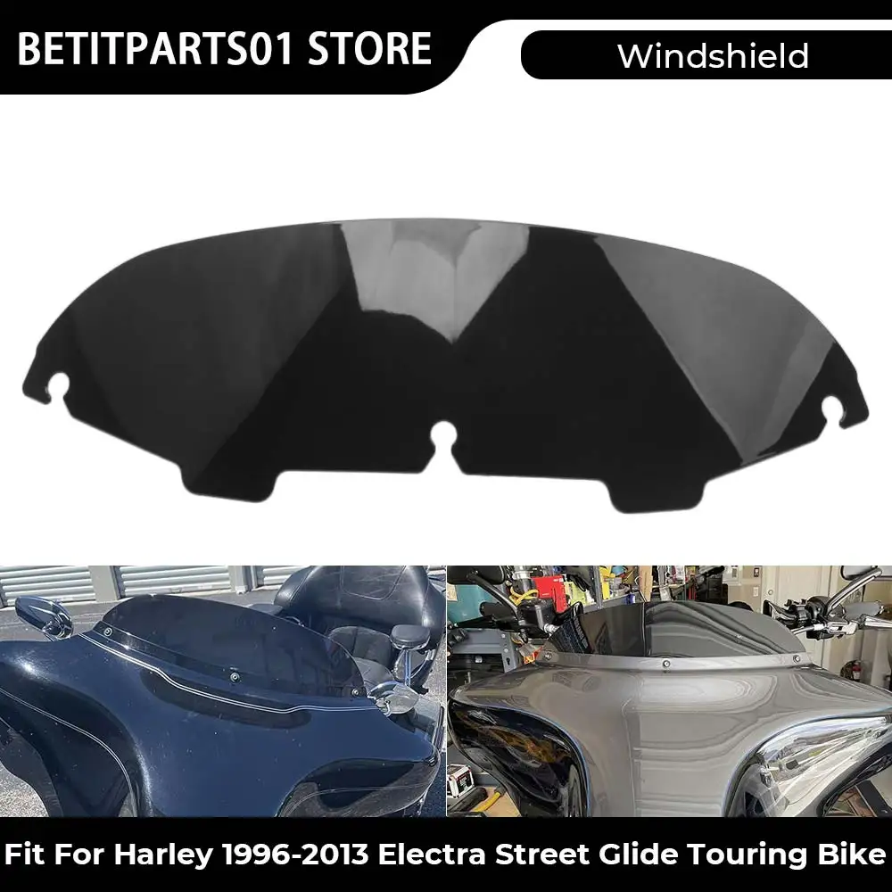 

Аксессуары для мотоциклов, 4,5-дюймовое ветровое стекло, черное, для Harley Electra Street Glide Touring Bike 1996-2013 гг.