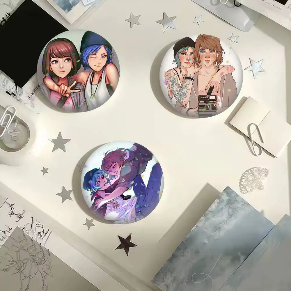 Cool Game S Life Is S-Strange  25mm 32mm 44mm 58mm 75mm Brooches Badges Pins for Accessories Gift