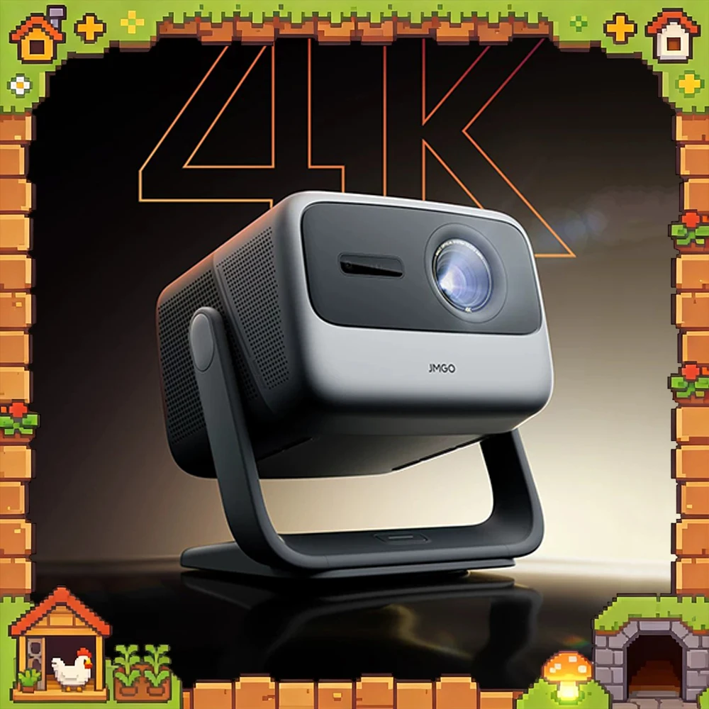 JMGO N1S Pro Projector Tricolor laser 2500CVIA 1600：1 Ultra High Dynamic Contrast Projectors Intelligent Obstacle Avoidance