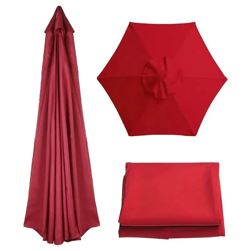 

Parasol Cloth Outdoor Patio Garden Banana Cover Waterproof Sunshade Canopy 6 Ribs Parasol Malla sombra