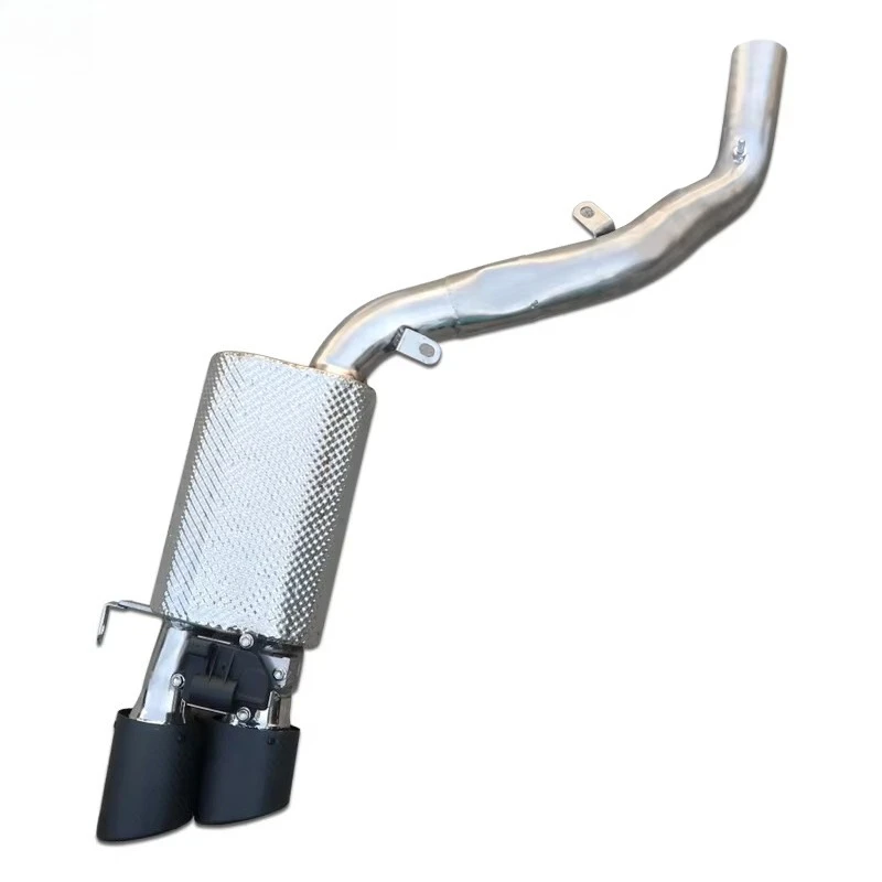 Carbon Fiber Dual Exhaust Tips Motorcycle Exhaust System Pipe for Harley ADV1250 202 Heat Shield Valvetronic Exhaust Muffler