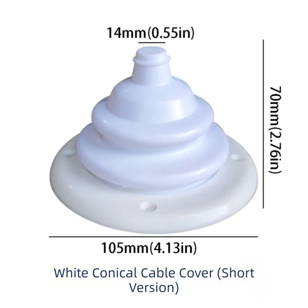 100mm Boat Rigging Wire Harness Rigging Protector Cable Boot Steering Cable Boot 4inch Grommet Throttle Shifter Cable Boot