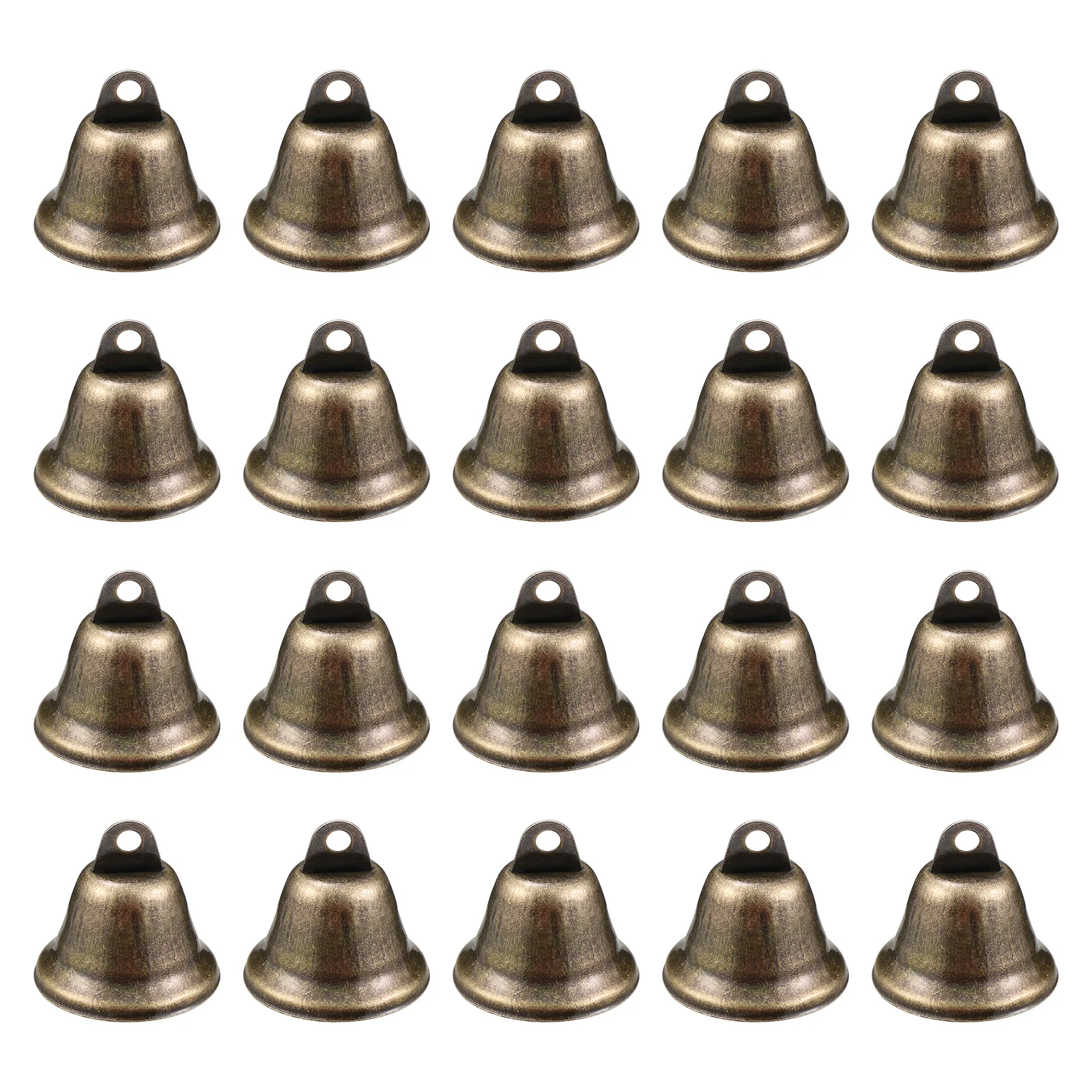 

Copper Bells 20pcs 38mm Supvox Metal Hand Bells with Clear Sound Hangable Bells for Christmas Party Decoration