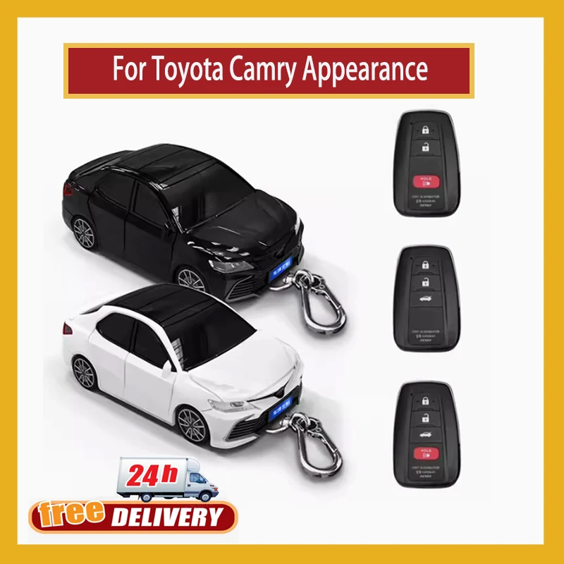 For Toyota Camry Appearance Car Styling Key Case for Toyota Rav4 Corolla 70 CHR Prado 150 Highlander Smart Remote Key Cover Fob