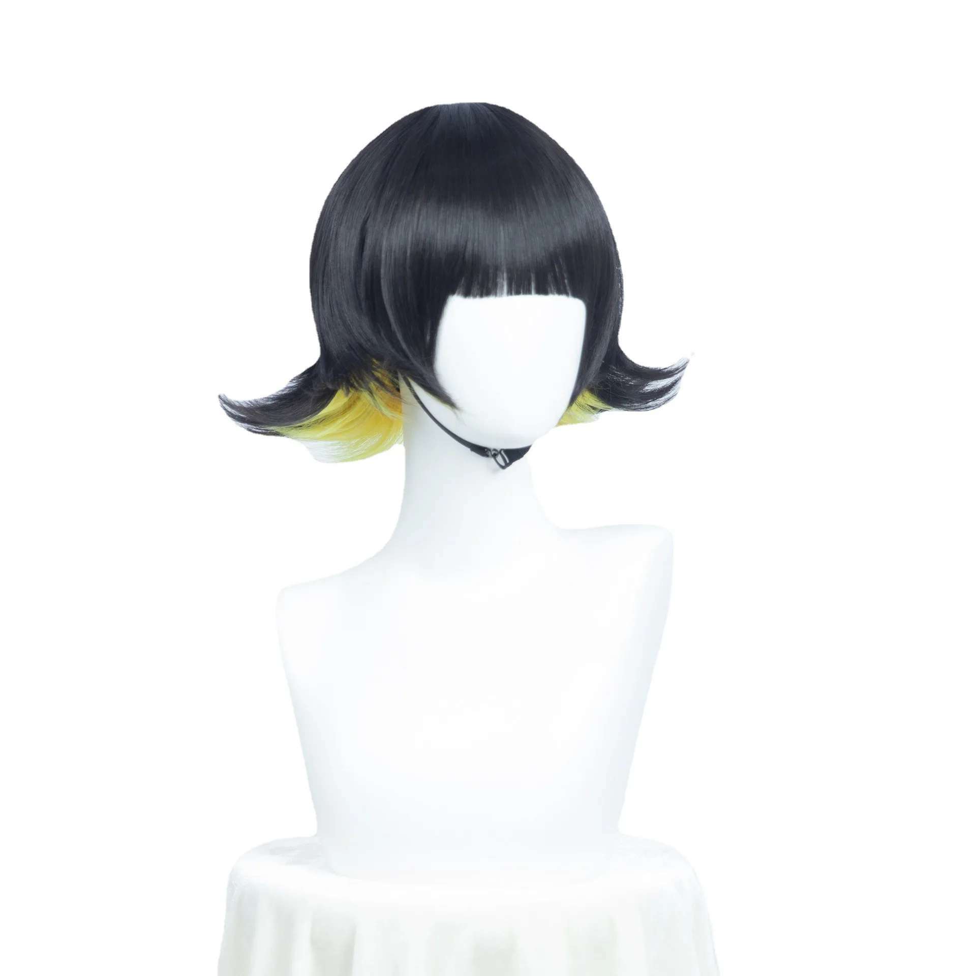 Fengle Hui Blue Prison Cosplay Wig, Stylish Design, Anti-Curl, Realistic Scalp Simulation