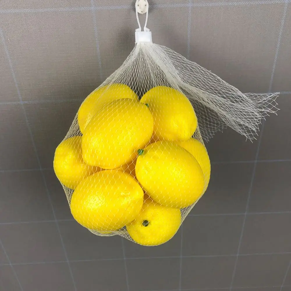Fruit Model Simulation Artificial Lemons Yellow Realistic Fake Fruits Foam Decorative Fruits Table Decoration