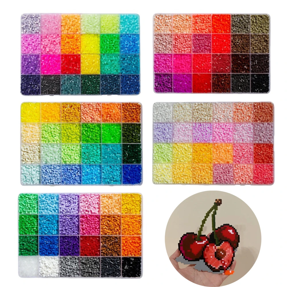 8400 Piezas/Set de Cuentas Perler, Cuentas Fusibles Hama para Manualidades, Regalos Hechos a Mano, Decoración del Hogar