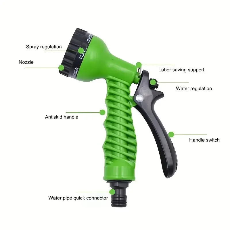 1 High Pressure Garden Watering, Garden Watering, Vegetable Watering, Sprinkler Head, Multi-function Water Gun