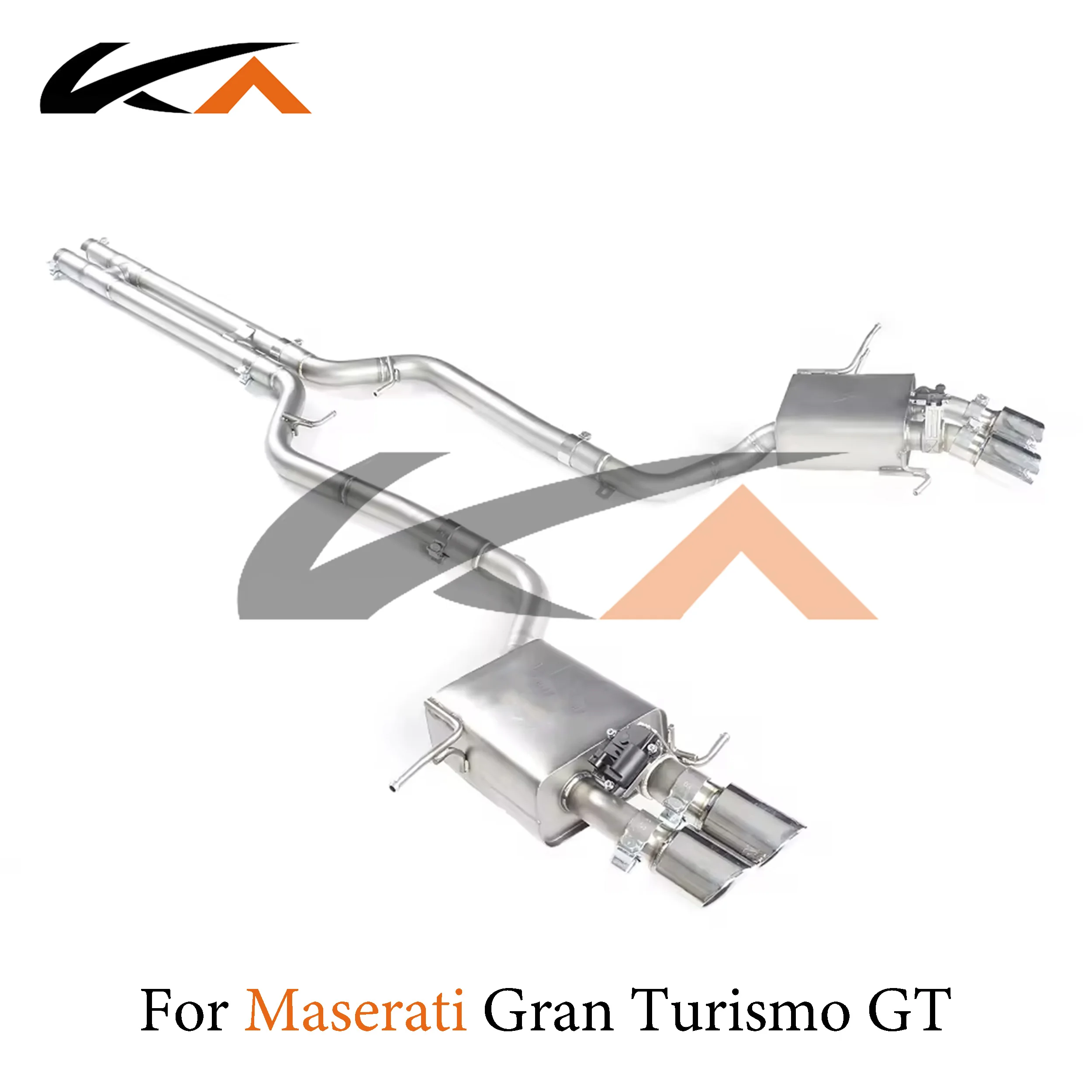 

KA Tuning exhaust system stainless catback for Maserati Gran Turismo GT V8 rear section performance parts muffler valve