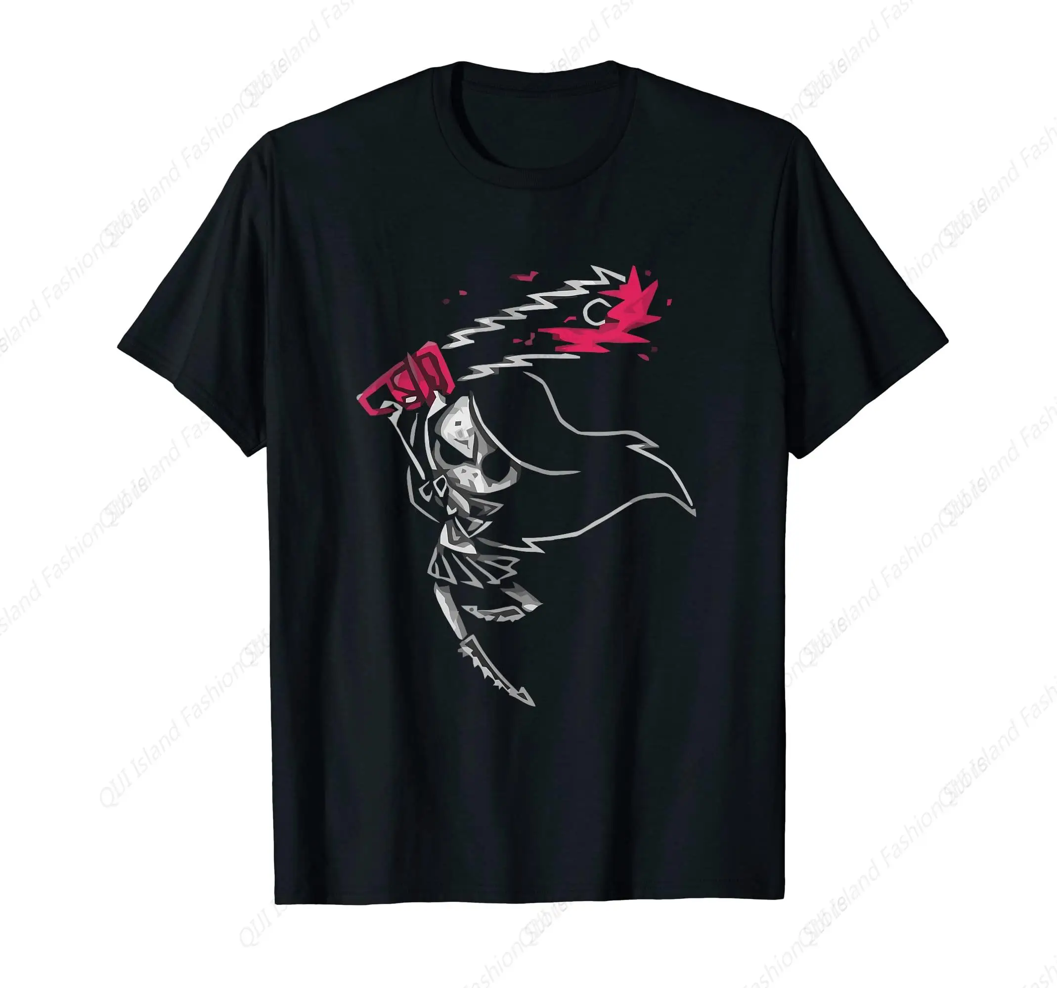 

Chainsaw Girl, Goth Punk Emo Cute Evil Horror T-Shirt
