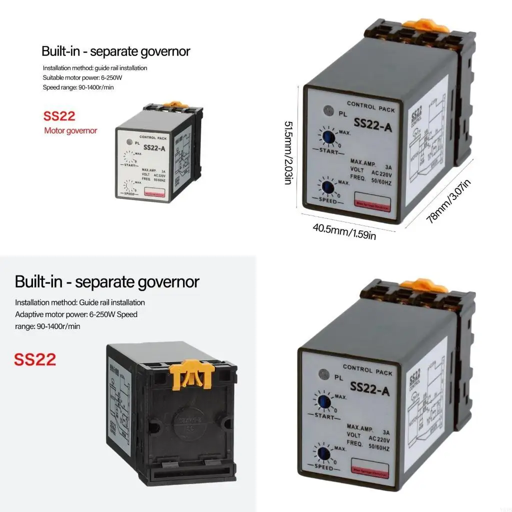 

Устройство управления высокой точностью y5JB Устройство скорости скорости SS22 Контроллер скорости двигателя для однофазных для