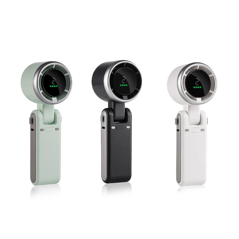 

USB Rechargeable Fan Rechargeable Turbos Fan with 5 Speed Lightweight for Travel/Outdoor HXBE