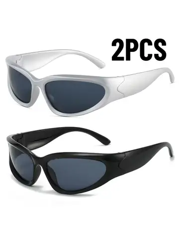 1/2/3pcs Fashionable Men and Women Sunglasses High-end Y2K Square Bicycle Glasses Resistant Sunglasses Outdoor Hiking Glas UV400