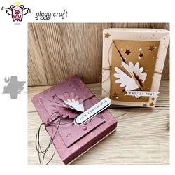 Piggy Craft metal cutting dies cut die mold Stars Angel wings envelope Scrapbook paper craft knife mold blade punch stencils