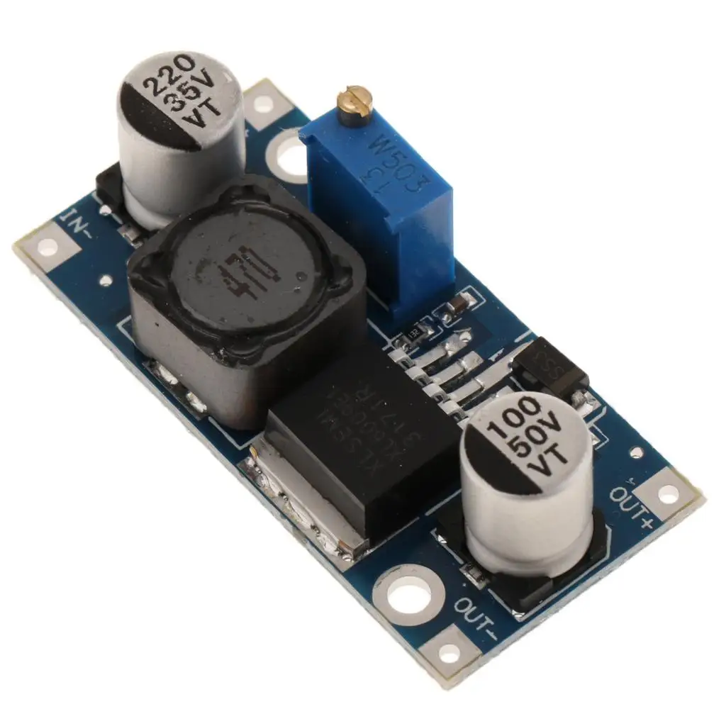 XL6009 Step-Up Adjustable DC-DC Switching Boost Converter Power Supply Module 3V-32V to 5V-35V 4A(Max)