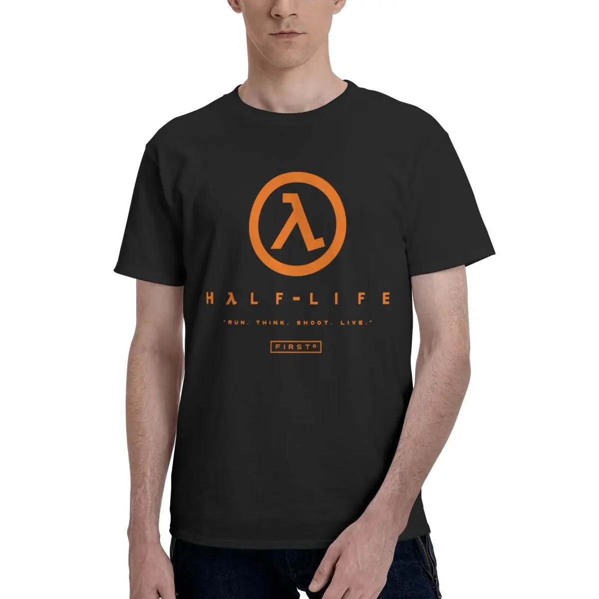 T Shirts Half Life Game Lambda Symbol Graphic Y2K Unique Customized Mens Women Tshirt Tops