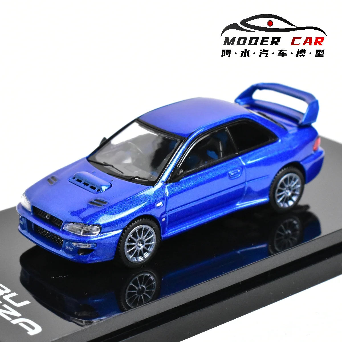 Hobby Japan 1:64 STI WRX 22B GC8 Diecast Model Car
