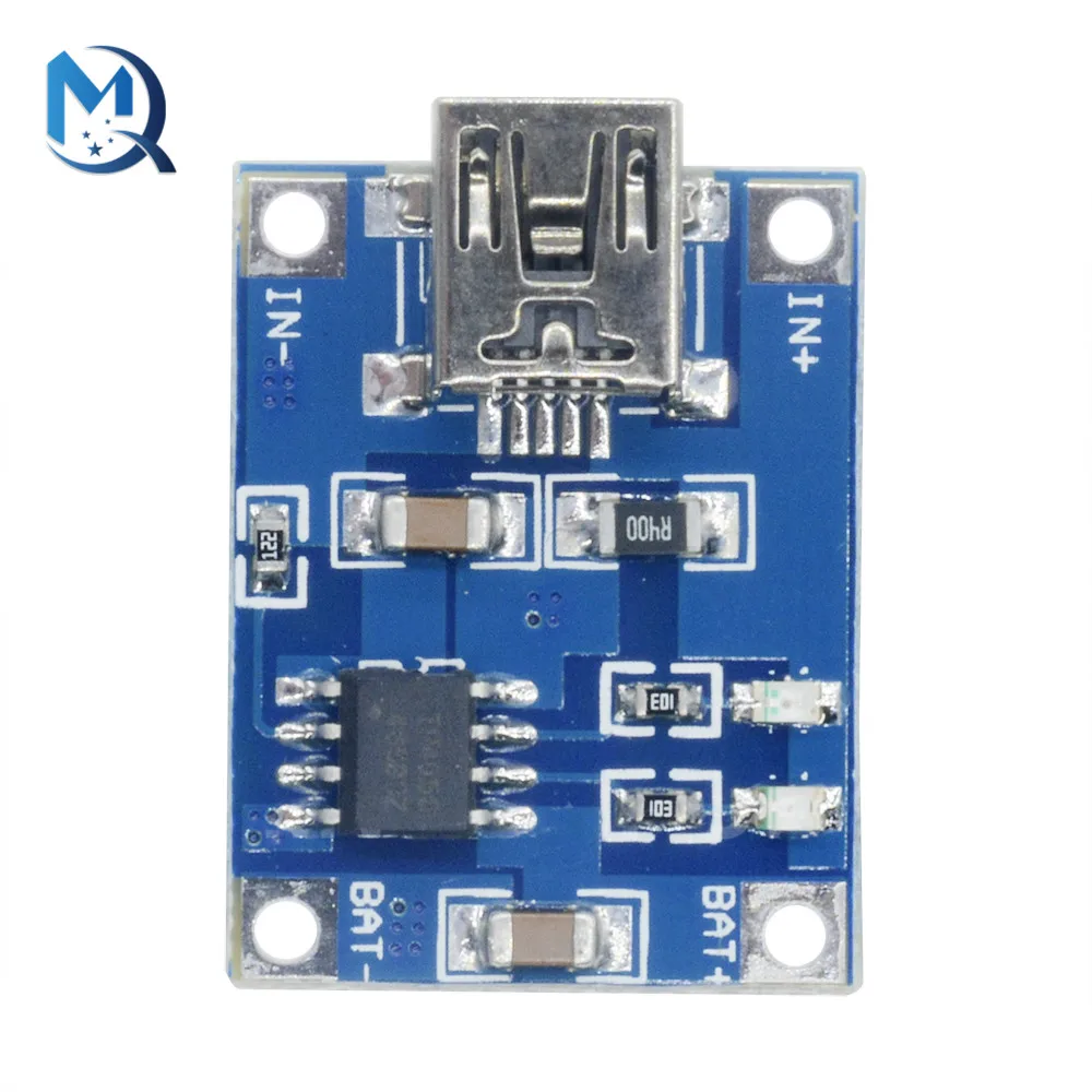 Mini usb 5V 1A Micro USB 18650 Type-c Lithium Battery Charging Board Charger Module+Protection Dual Functions TP4056 18650