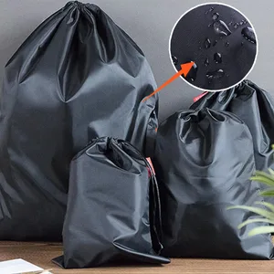 Nylon Drawstring Storage Pouch Multi-Functional Bag Ditty Bags for Travel & Outdoor Activity from 10x20cm to 30x20cm Storage Bag