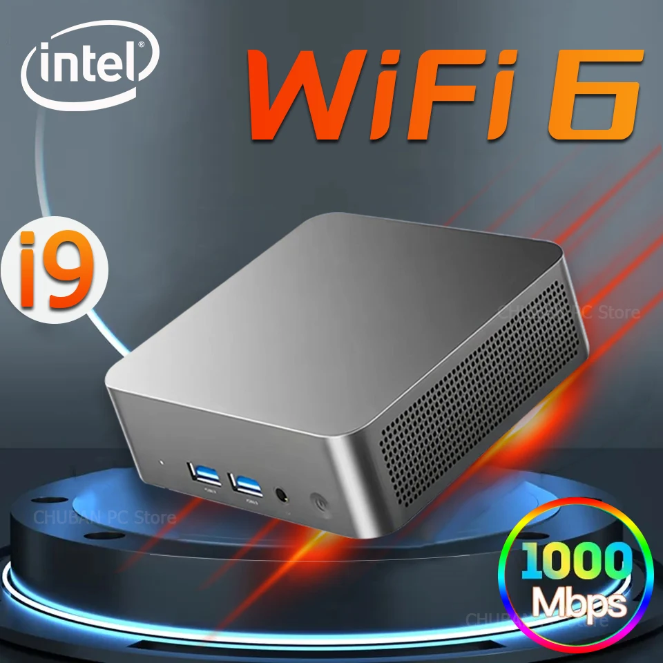 Mini PC Gaming Computer Intel Core i9-8950HK 16GB DDR4 512GB 1TB 2TB SSD windows 11 Pro high-performan PC wifi 6