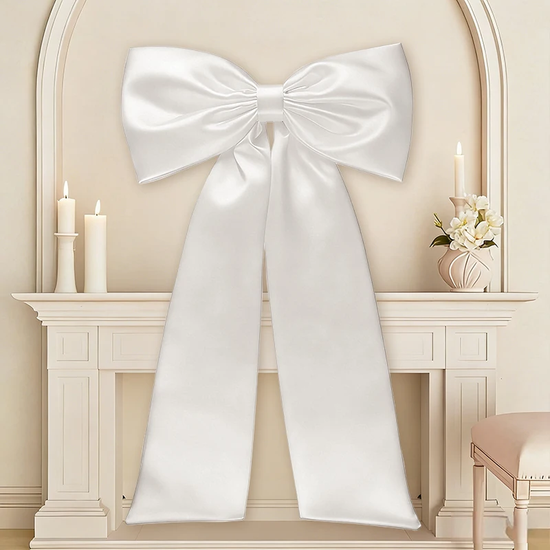 Large Bow Themed Party Decorations Bow Ribbon For Wedding Birthday Party Wall Pendant Decor For Home