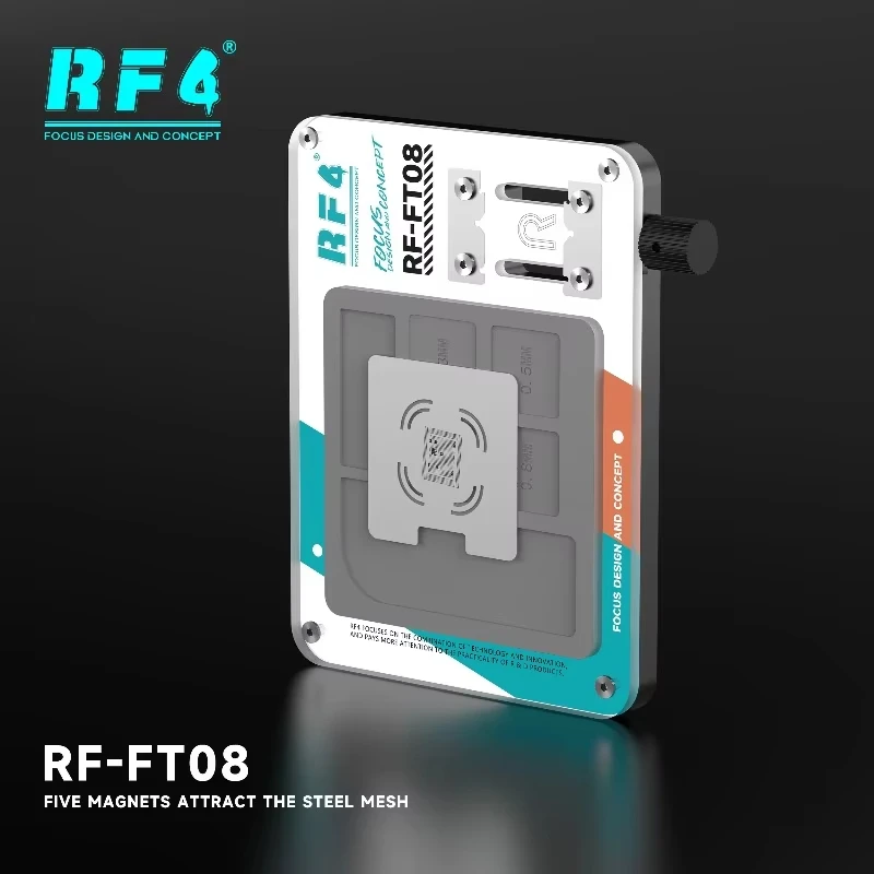 RF4 RF-FT08 محطة عمل لحام مغناطيسية متعددة الوظائف لإصلاح اللوحة الأم للهاتف رقاقة تثبيت المسمار التخزين #5