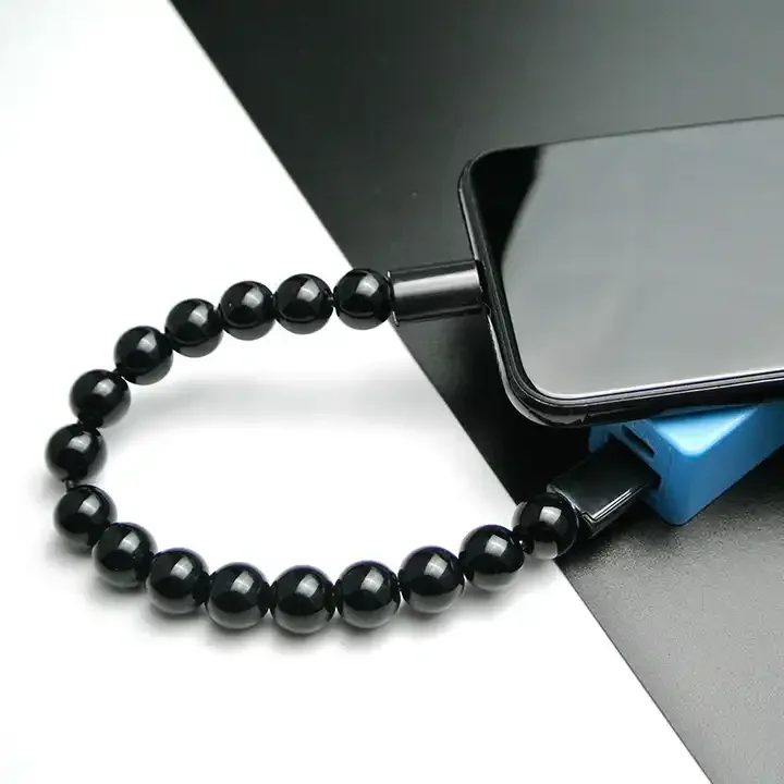 Armband USB-Kabel Tragbares Schnellladen USB Micro Typ C Ladekabel für iPhone 15 14 13 12 Pro Max X Samsung Xiaomi Huawei