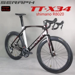 Shiman r8020 carbon bike frame, road bike frame, tt-x34, custom paint bike , Full bike . Carbon bicycle .