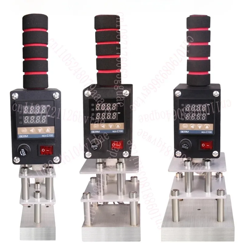 

220V/110V Hand-Held Leather hot foil Stamping Machine LOGO Copper Mould Stamp Labeling Soldering Hot Pressing Branding Iron