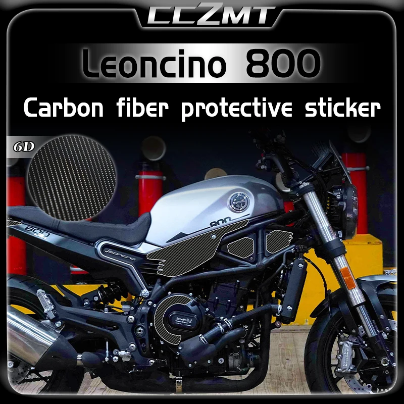 For Benelli Leoncino800 LEONCINO 800 carbon fiber 6D waterproof body protection sticker body decoration sticker accessories