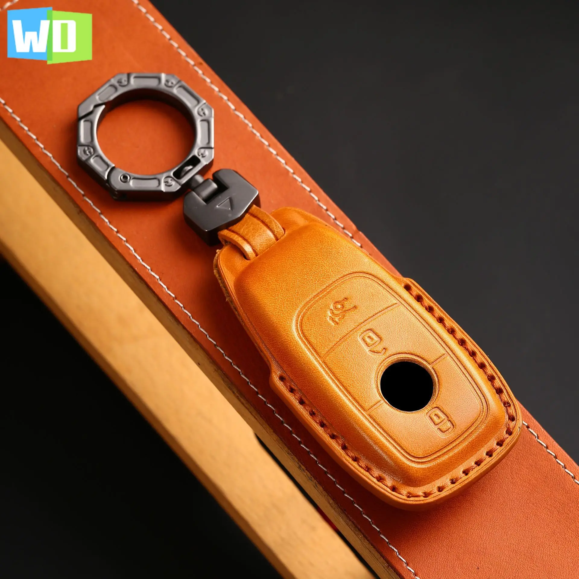 

Car Key Cover Case Fob Shell For Mercedes Benz W213 S213 W167 W177 W222 W247 V167 C118 C257 Genuine Leather Keyring Holder