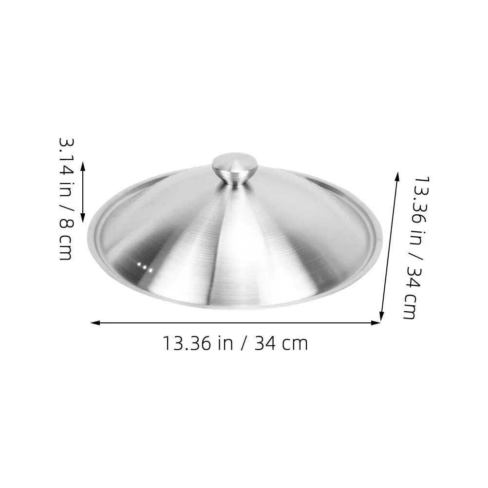 

Stainless Steel Pot Lid Lids for Pots and Pans Cover Covers Cooking Replacement