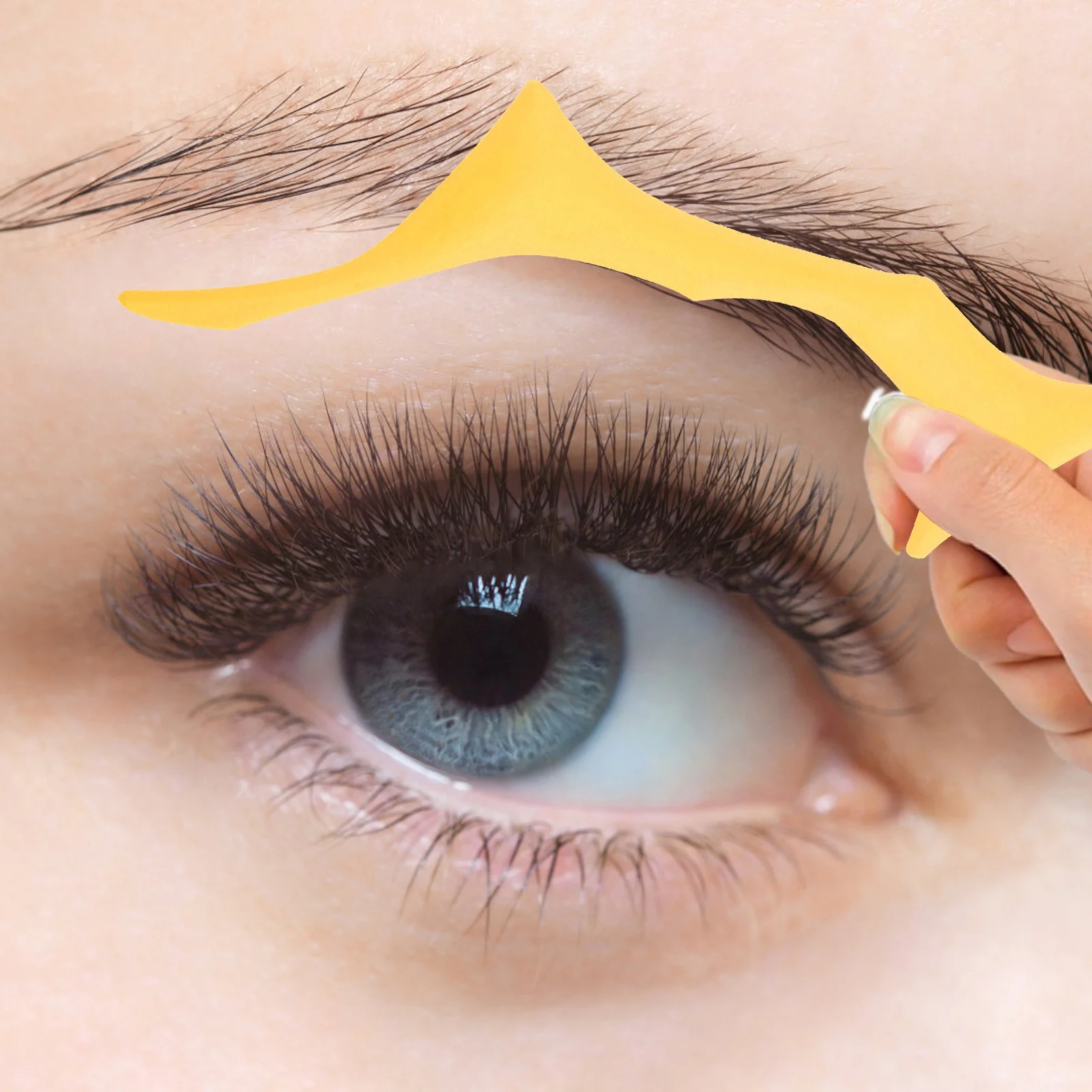 Wenkbrauwvormende stencilgids Sjabloon Sjablonen Siliconen make-uptools en accessoires