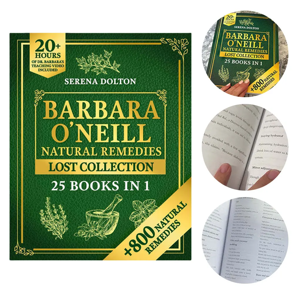 Herbal Remedies Remedies Complete Collection Self Heal Recipes Secrets Design By Barbara O'Neill in English Paperback Color Book