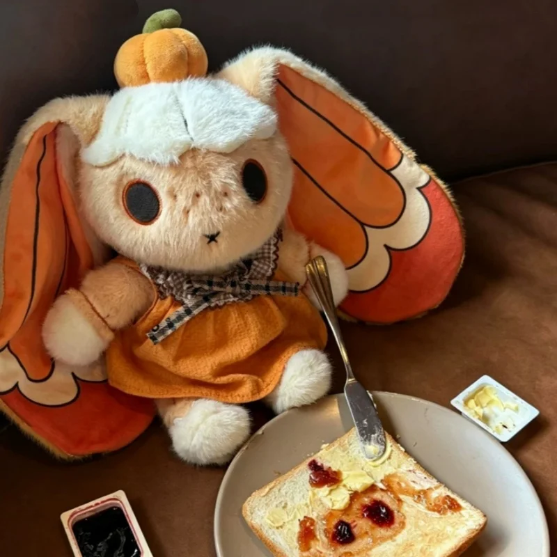 Plushie Dreadfuls Bunny Plush Toy Pumpkin Cream Rabbit Stuffed Doll Halloween Decoration Festival Christmas And Halloween Gift