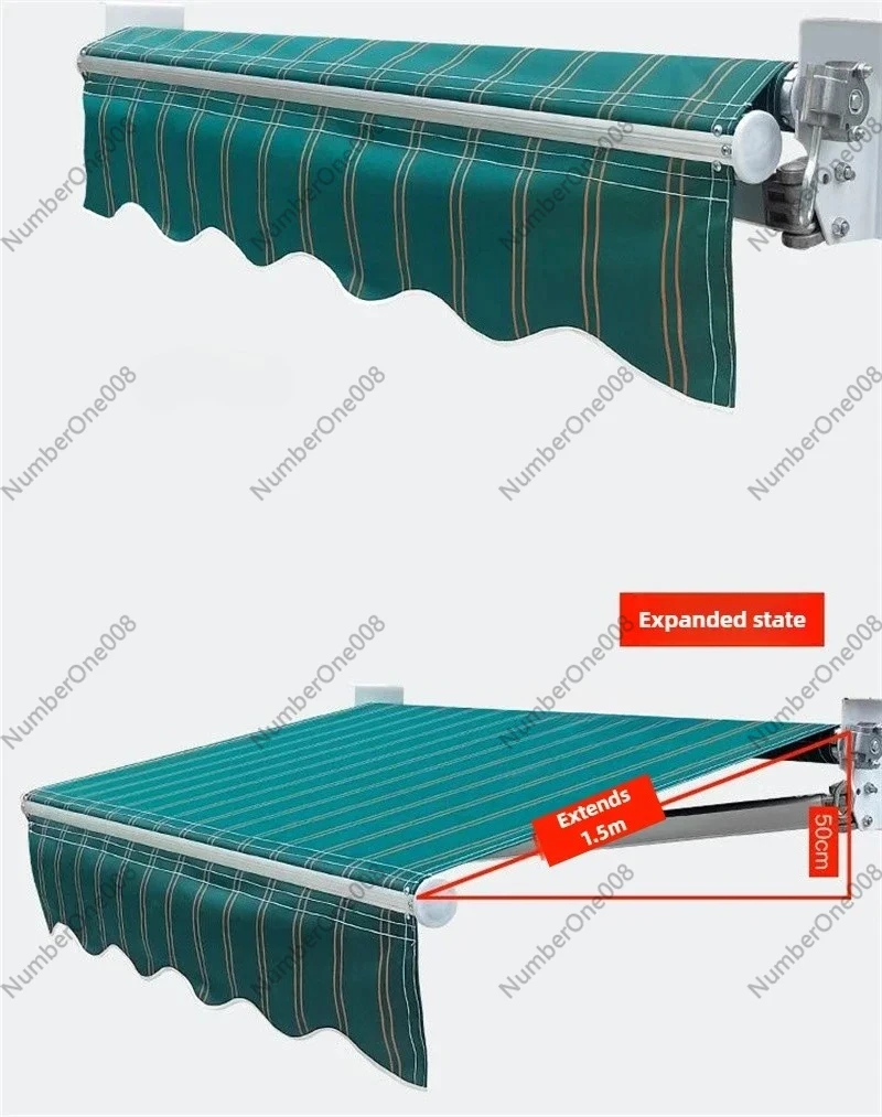 Fabric Thickened Canopy Cloth for Outdoor Retractable Waterproof Sun-proof Gazebo Cloth Various Colors Canopy Replacement Cloth