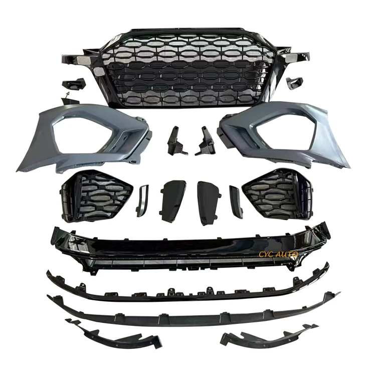 

Комплект для тюнинга STLF RS3 для A3 2013-2015 в стиле RS3 2021: передний бампер, обвес A3 с решеткой Honeycomb для Audi