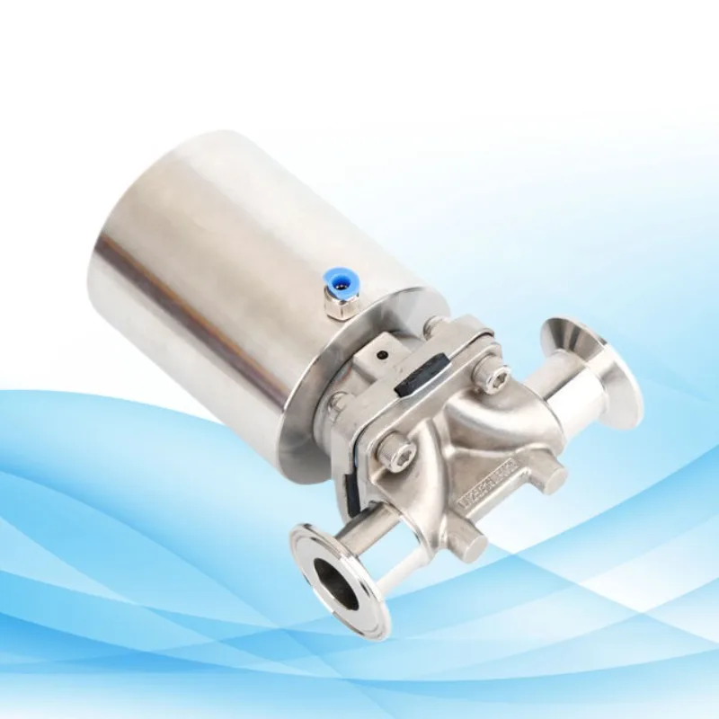 vanne-a-membrane-manuelle-sanitaire-ss316l-de-3-4-pouces-controle-de-reduction-de-pression-aseptique-compatible-oem-pour-les-applications-d'eau