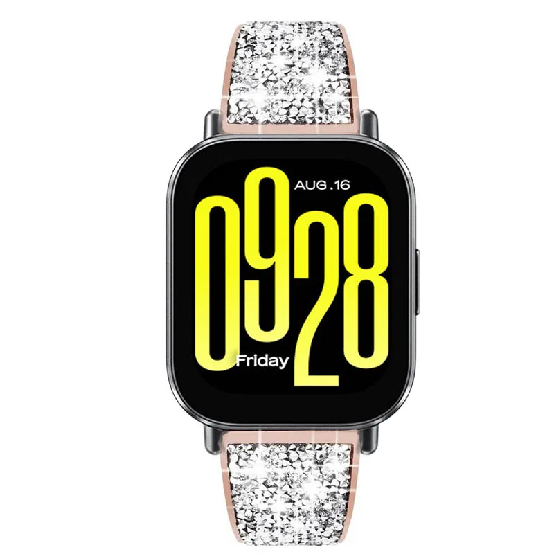 Bling Watchband Bracelet for Redmi Watch 5 Active Lite For Xiaomi Redmi Watch 5 Lite 22mm Strap Band Metal Wrist Strap Women