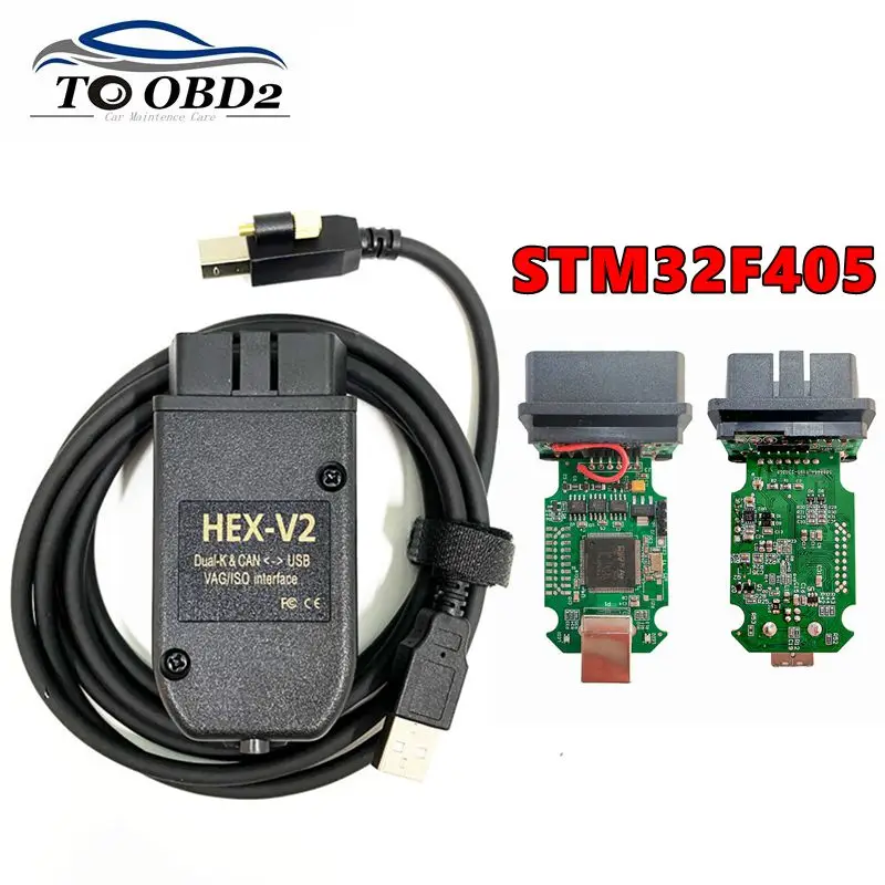 

Newest VAG B03-ST Chip STM32F405 23.3.0 version Update HEX V2 V23.3 1:1 SMT Car Diagnostic Cable K line Original Outer Shell