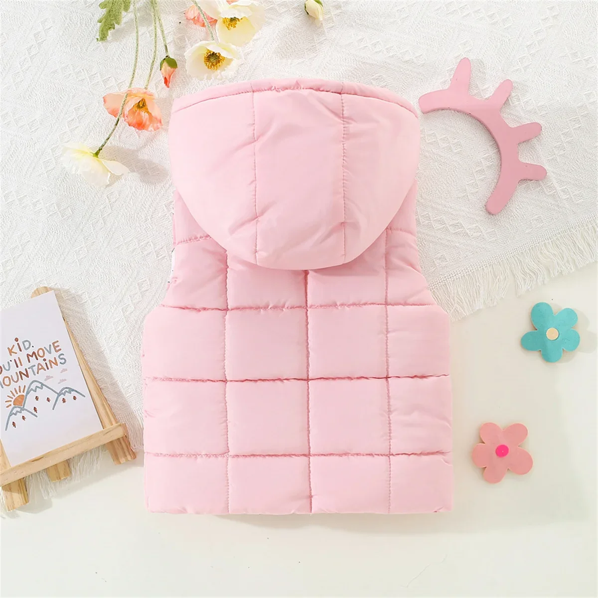 Autumn And Winter Baby Girl Vest Coat Thick And Warm Children'S Clothing (6 Months -3 Years Old)