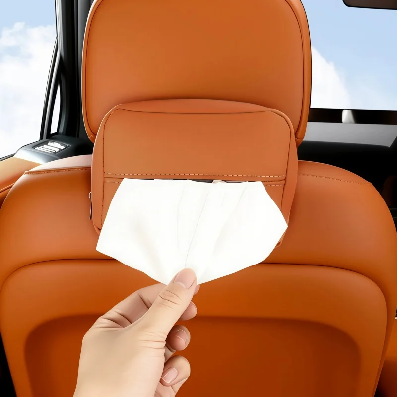 Fit for Chery Jetour Zongheng G700 Automobile in-vehicle Rear Seat Firm Convenient Tissue Bag Automobile Interior Accessories