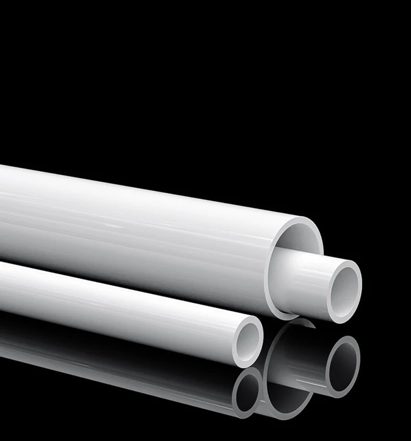 2Pcs Length 500mm White PVC Plastic Tube OD 6~14mm Fine Hard Pipe Small Water Pipe Wall Thickness 1mm