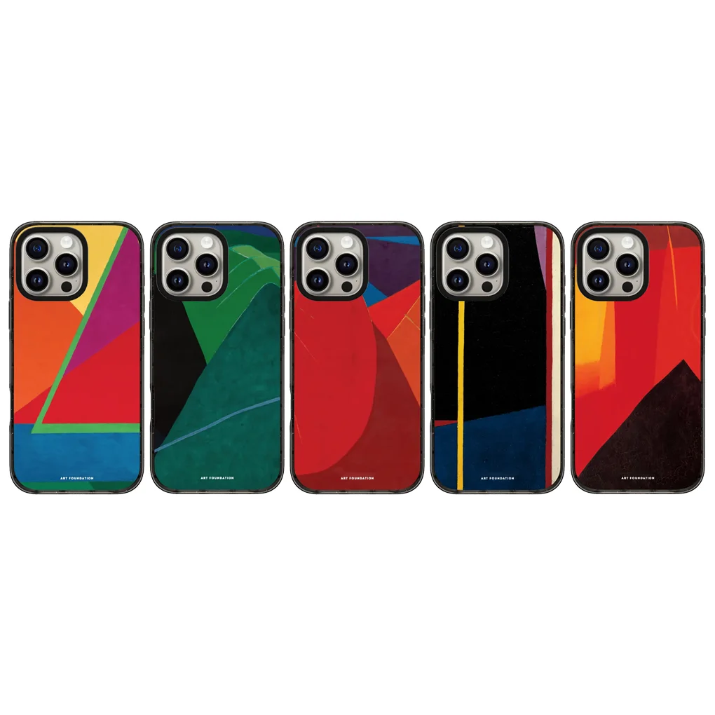 

Color Block Acrylic Black Border Magnetic Phone Case Cover for IPhone 12 13 14 15 16 17 Pro Max Case for iPhone 17 Air