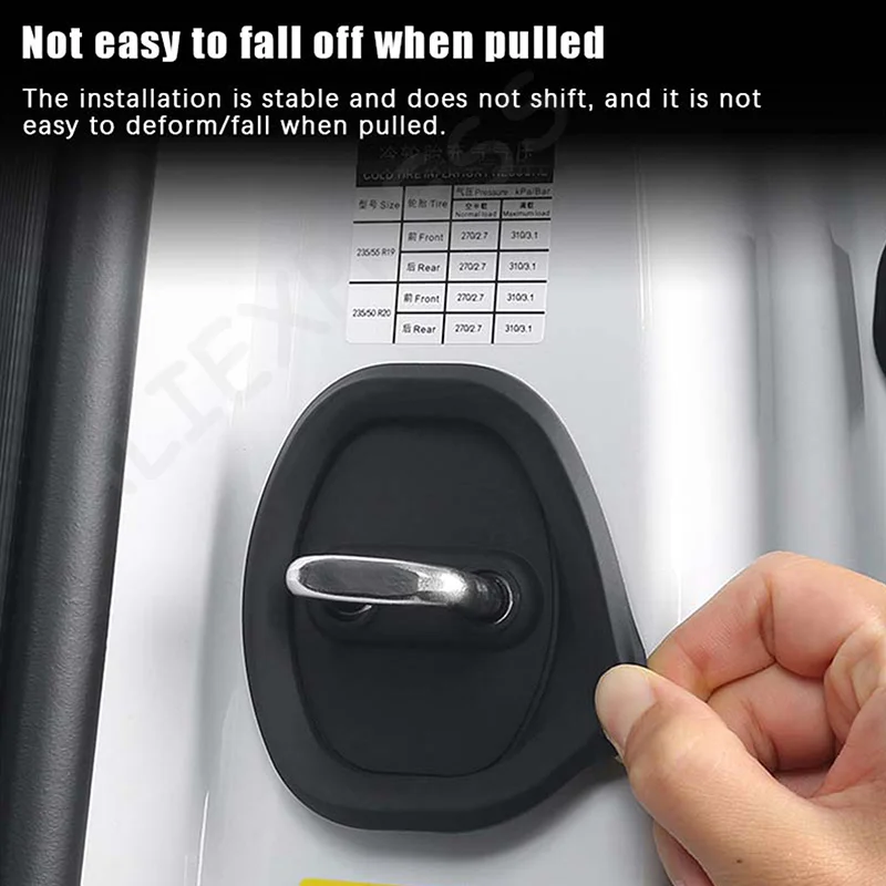 

2/4Pack Car Door Lock Protection Waterproof Auto Styling Accessories Universal Silicone Lock Fastener Collision Safe Cover