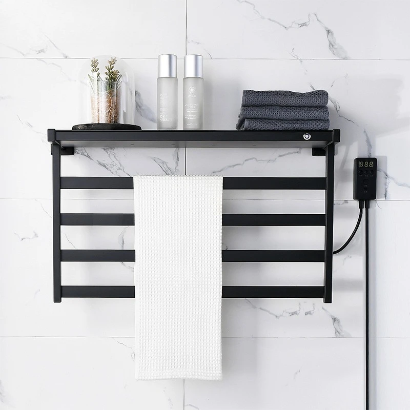 رف تجفيف ذكي من ألياف الكربون رف مناشف كهربائي